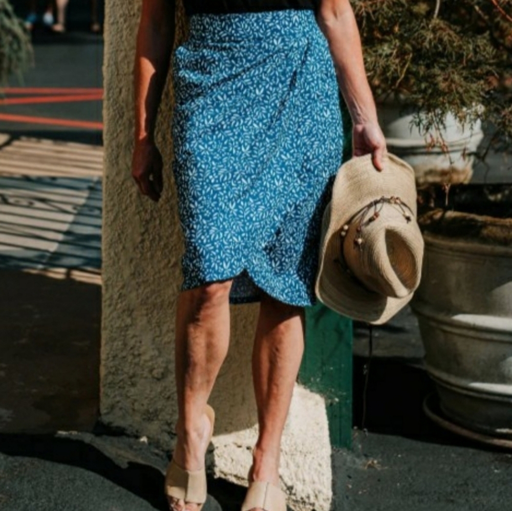 Rip Skirt Blue Wrap Skirt Size XXL NEW